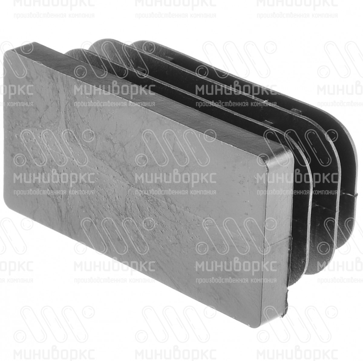 Прямоугольные заглушки для труб 60x30 – 110411902N | картинка 2