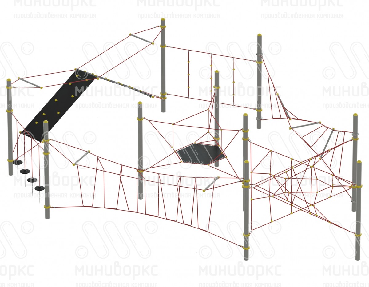 Канатные полосы препятствий – M-1285.20-02 | картинка 1