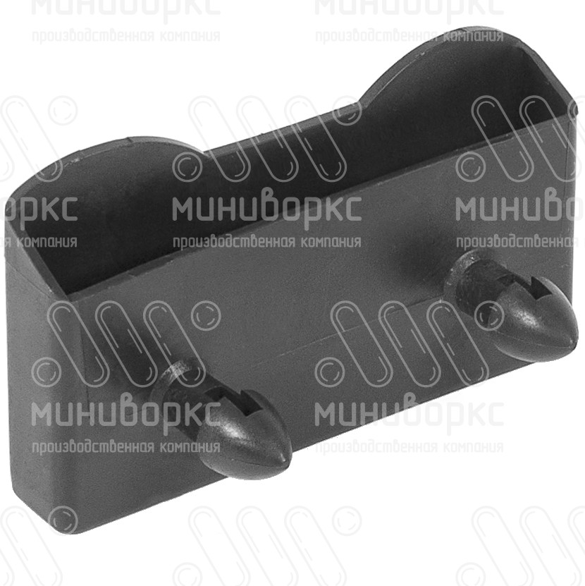 Накладной пластиковый латодержатель для лат сечением 63х8 мм, цвет черный – ЛН8-63-29ЧЕ - 3