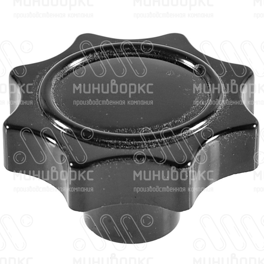 Фиксатор с гайкой M10 Ø60, цвет черный – STG1B6010ST-01H - 3