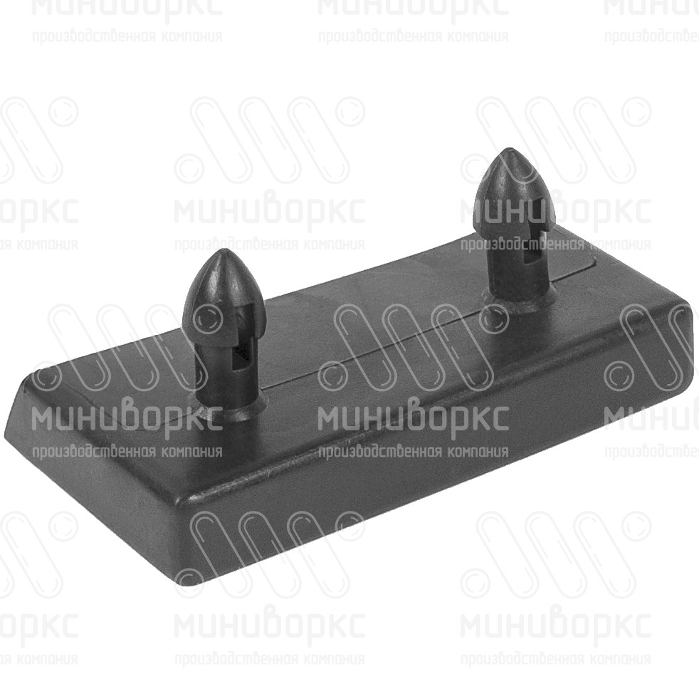 Накладной пластиковый латодержатель для лат сечением 63х8 мм, цвет черный – ЛН8-63-29ЧЕ - 2